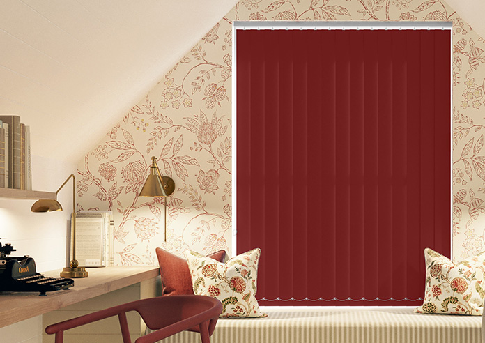 Orion (Blackout), Deep Carmine - Vertical Blind - Image 6